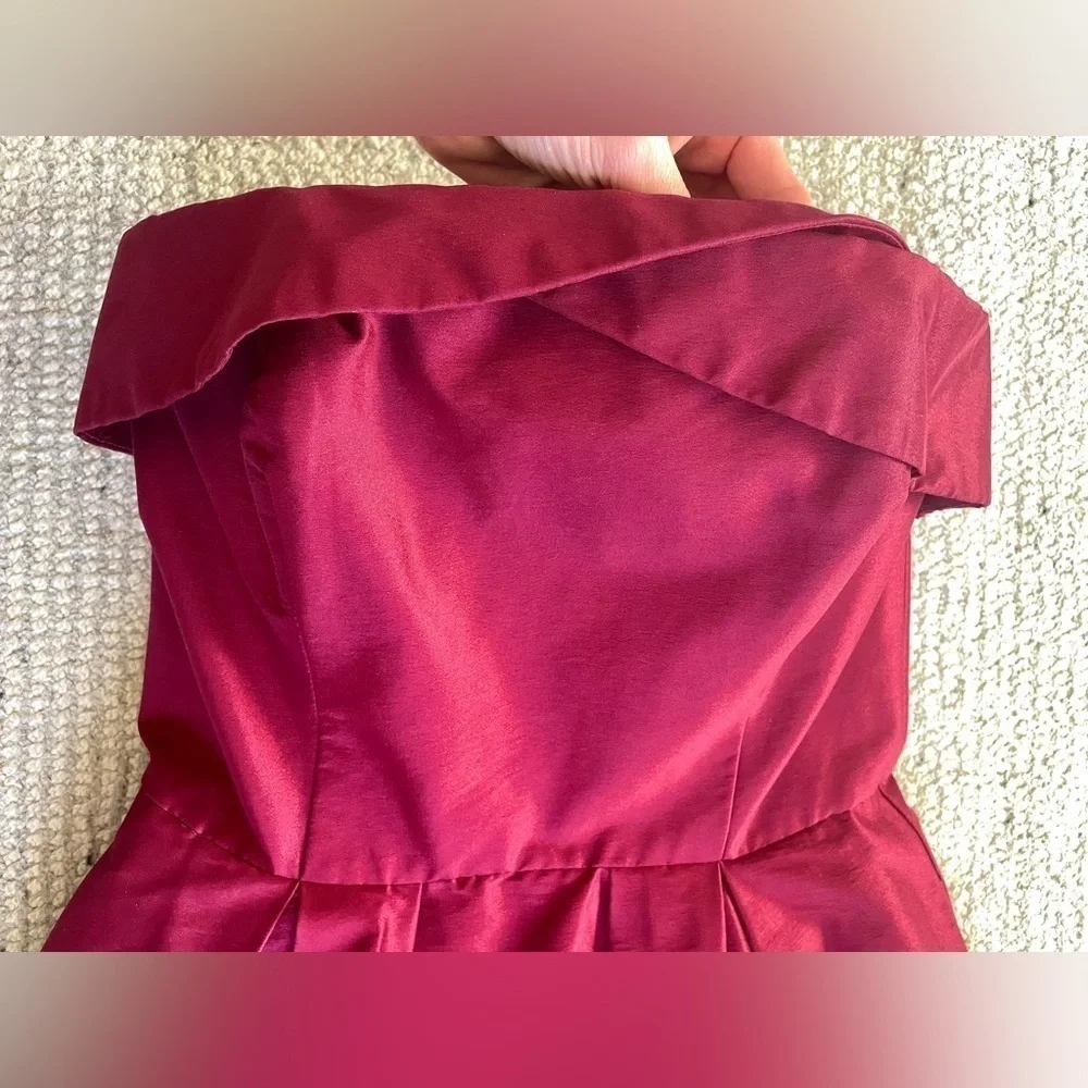 WHBM Red Formal Dress Size 00 - Picture 4 of 15